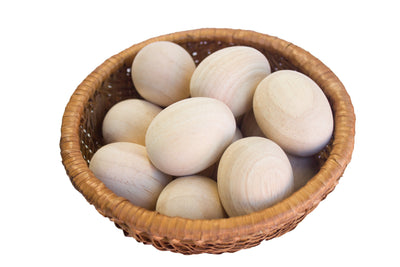 DIY wooden eggs (set of 12) by QTOYS - Friends of K