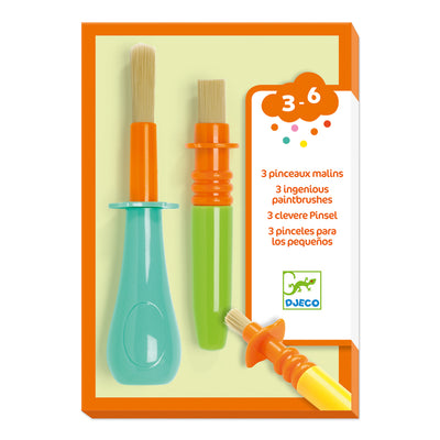 Ingenious Paintbrushes (set of 3) by Djeco - Friends of K