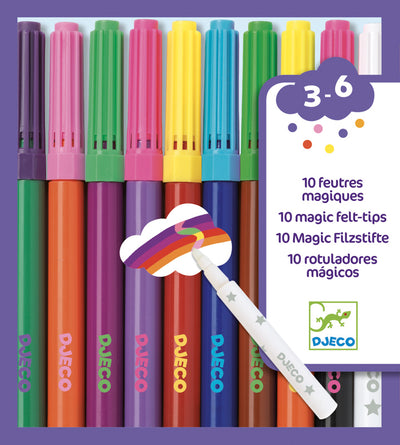 10 Magic Felt Tips by Djeco - Friends of K