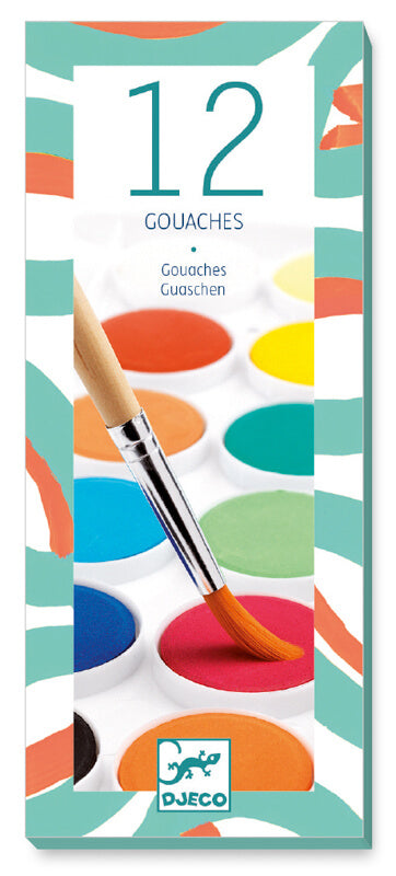 12 Colour Cakes Classic by Djeco - Friends of K