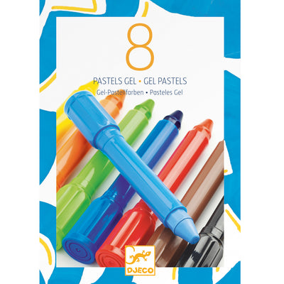 8 Classic Colours Gel Pastels by Djeco - Friends of K