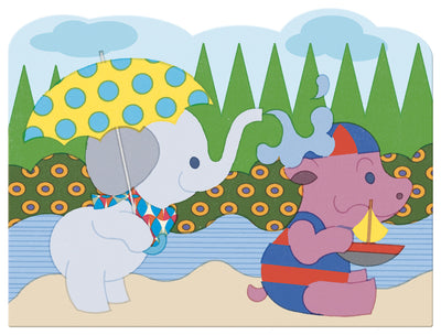 Hidden Outside Water Colouring by Djeco - Friends of K