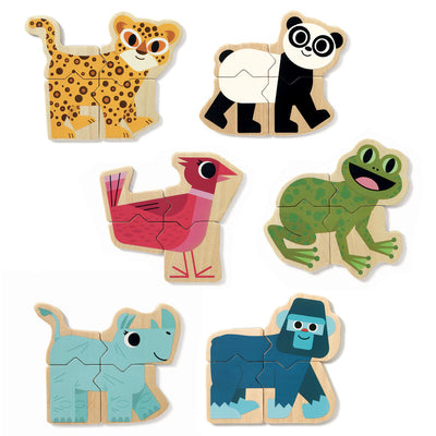 Wooden Magnetic Mixanimo Set by Djeco - Friends of K