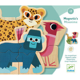 Wooden Magnetic Mixanimo Set by Djeco - Friends of K
