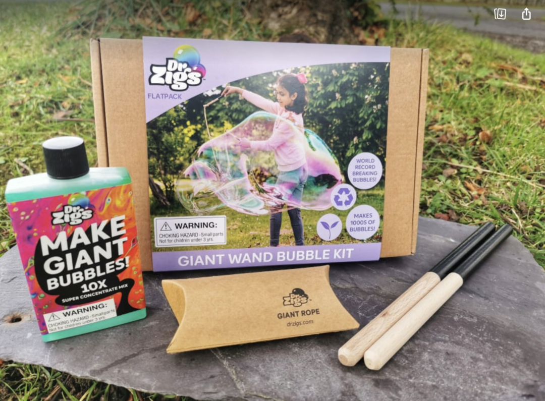 Dr. Zigs My First Giant Bubble Kit (Flat Pack) by Dr. Zigs - Friends of K