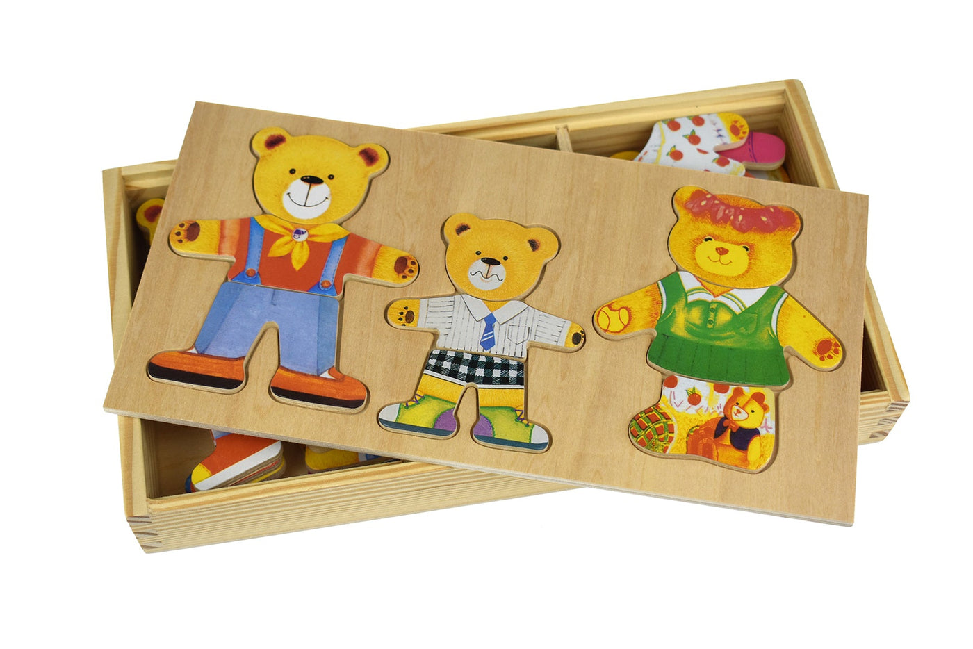 Dressing Bear Family by Kaper Kidz - Friends of K