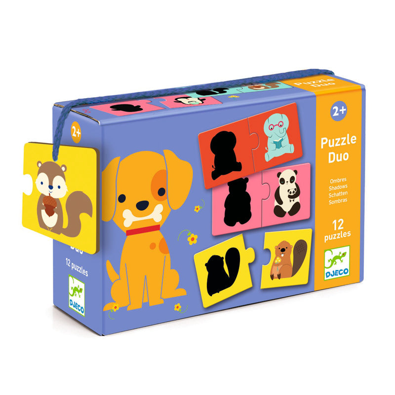 Duo Shadows 24pc Puzzle by Djeco - Friends of K