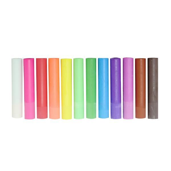 Dustless Art Chalk 12 Colours by Kitpas - Friends of K