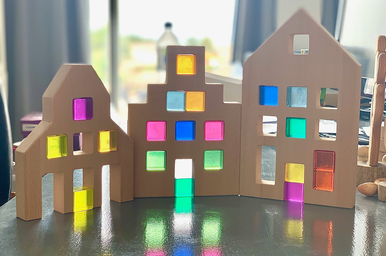 Dutch Wood Houses (3 piece) by Papoose - Friends of K