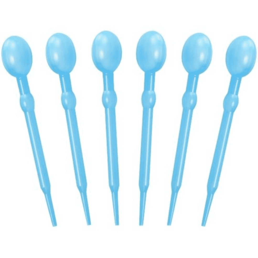 Giant Bulb Pipettes (pack of 6 - TRANSPARENT) by Educational Colours - Friends of K