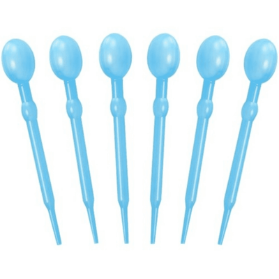 Giant Bulb Pipettes (pack of 6 - TRANSPARENT) by Educational Colours - Friends of K