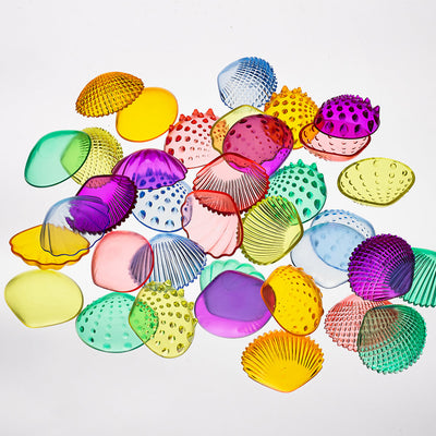 Transparent Tactile Shells (jar of 36) by EDX Education - Friends of K