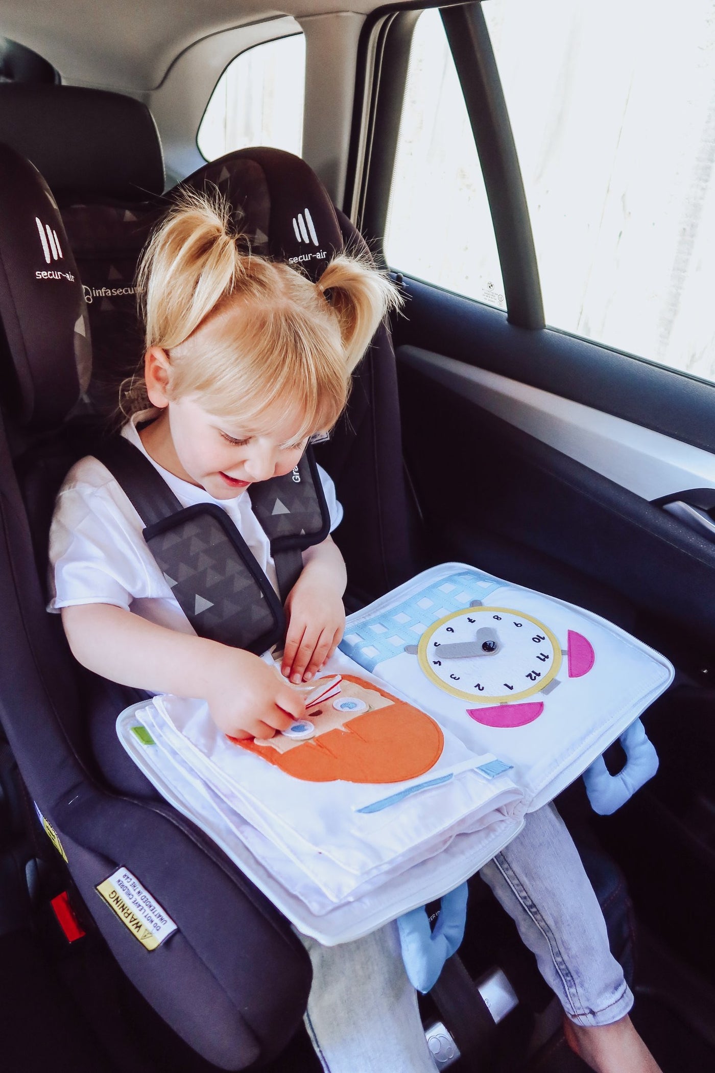 Fabric Activity Book - My Big Day (Blue Cover) by Curious Columbus - Friends of K