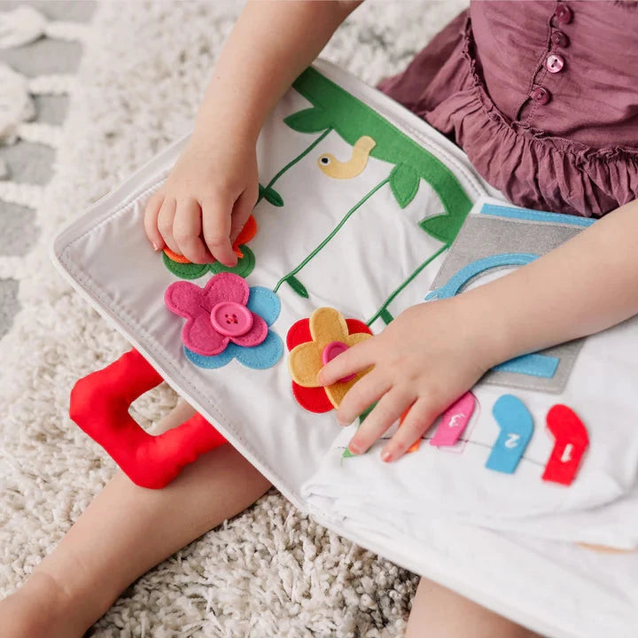 Fabric Activity Book - My Big Day (Red Cover) by Curious Columbus - Friends of K