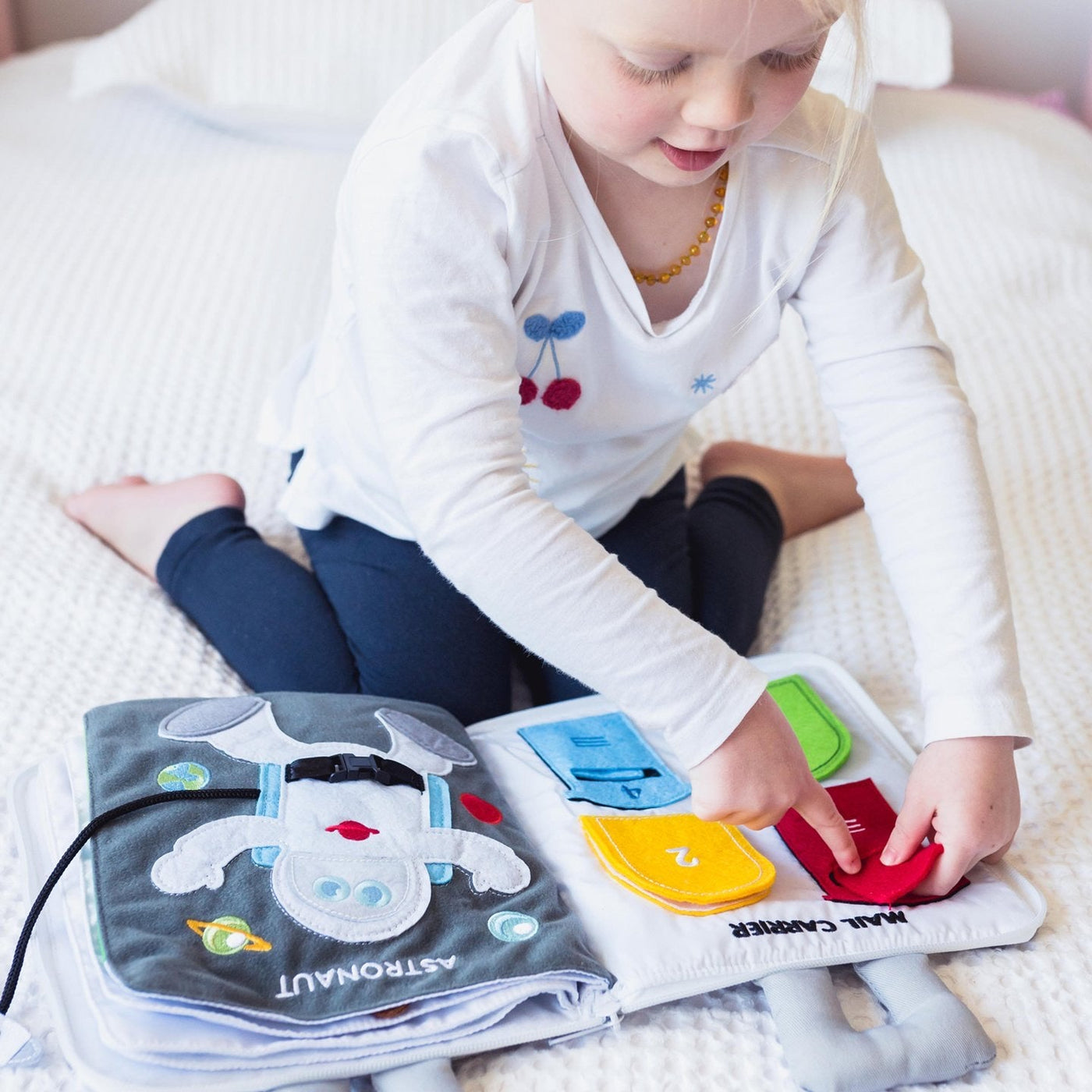 Fabric Activity Book - When I Grow Up by Curious Columbus - Friends of K