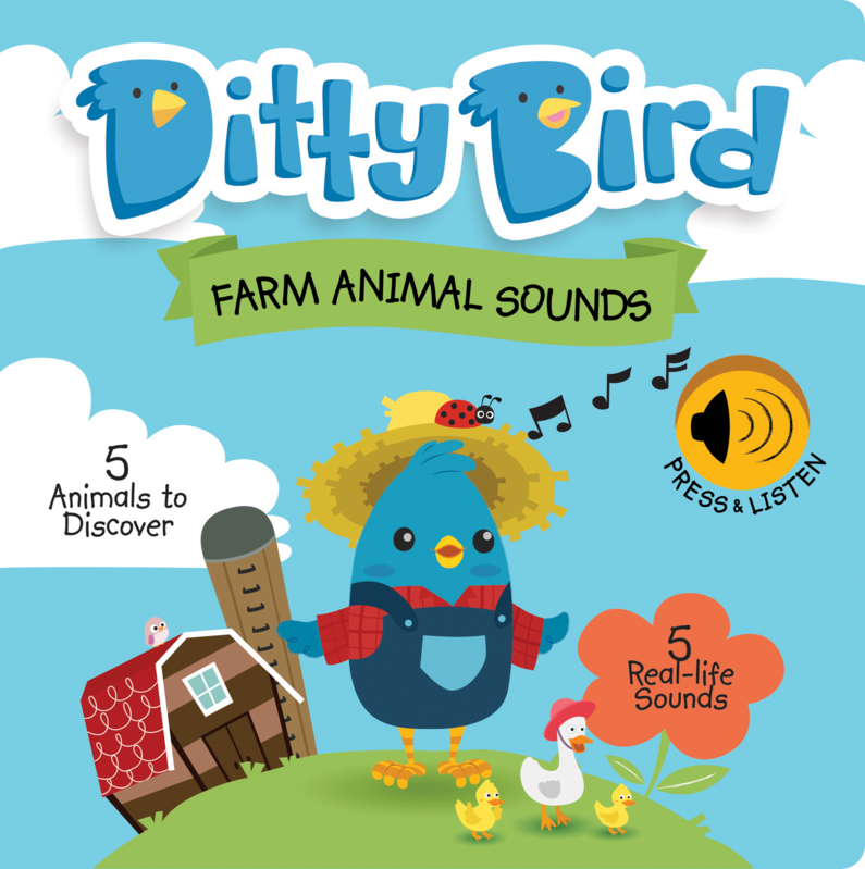 Farm Animals Sound Board Book by Ditty Bird - Friends of K