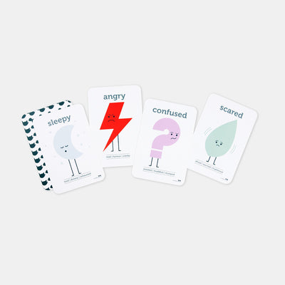 Feeling and Emotion Flash Cards by Two Little Ducklings - Friends of K