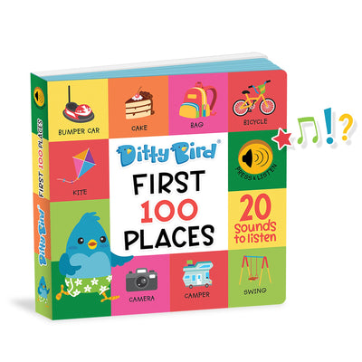 First 100 Places Board Book by Ditty Bird - Friends of K