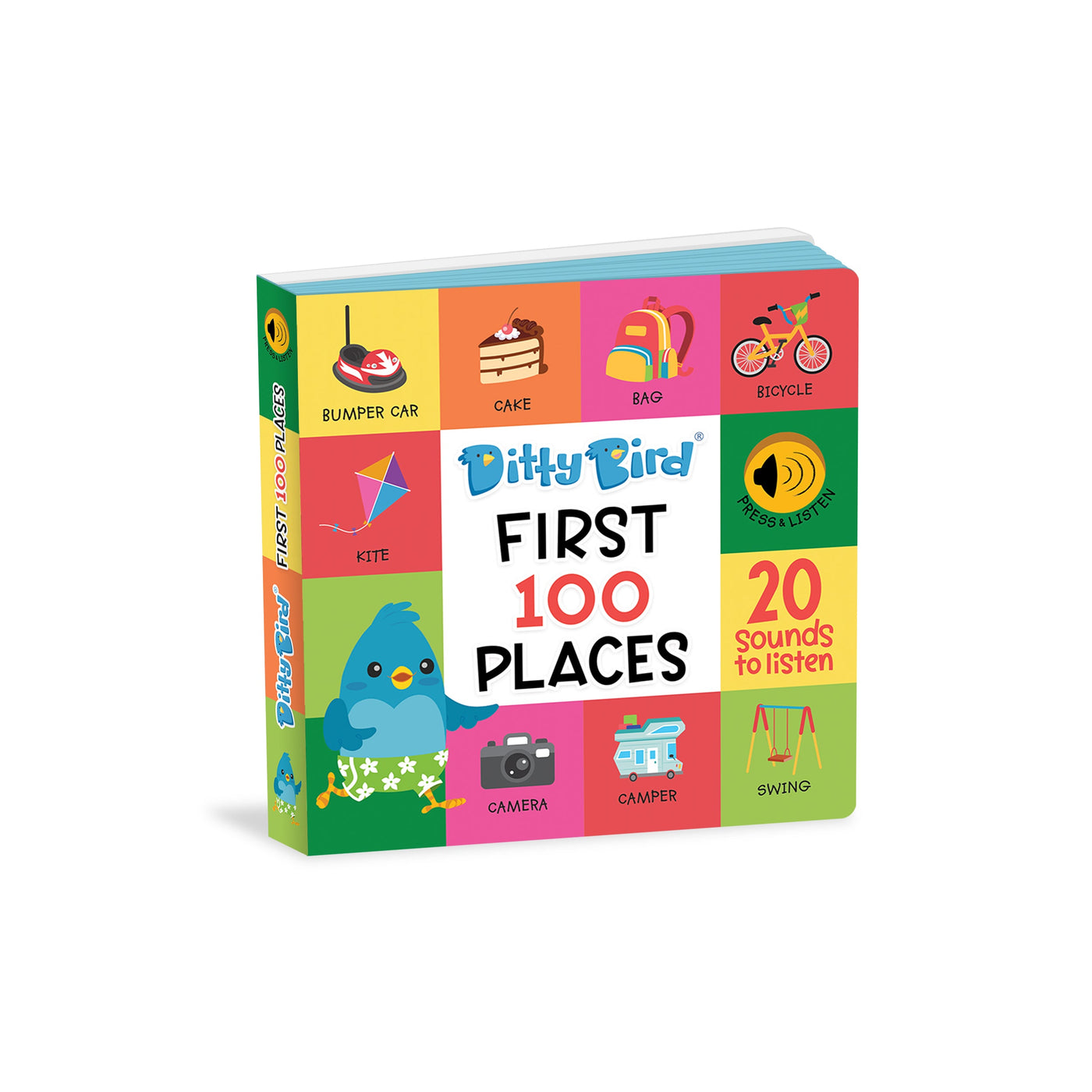 First 100 Places Board Book by Ditty Bird - Friends of K