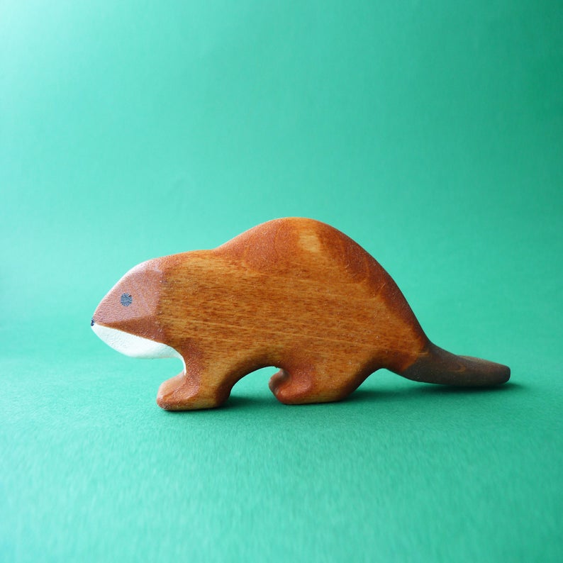 Wooden Beaver by Forest Melody - Friends of K
