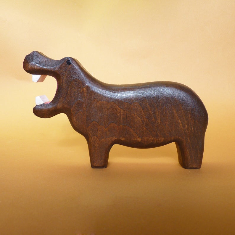 Wooden Hippo by Forest Melody - Friends of K
