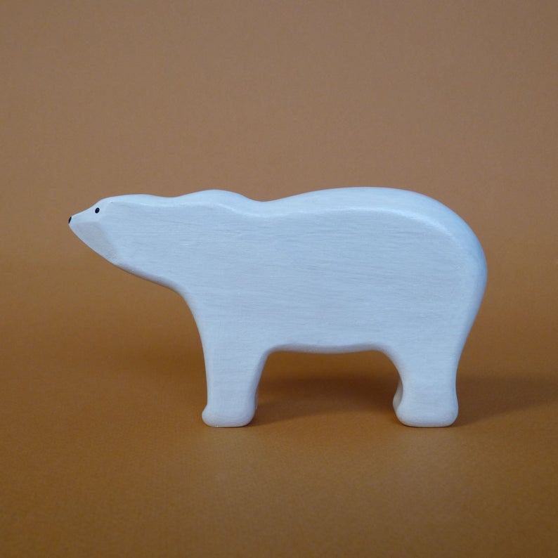 Wooden Polar Bear by Forest Melody - Friends of K