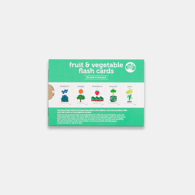 Fruit and Vegetable Flash Cards by Two Little Ducklings - Friends of K