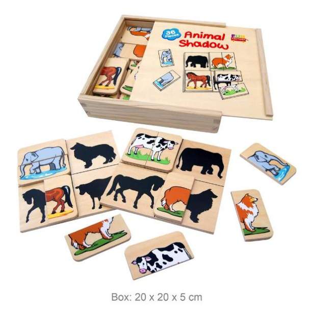 Animal Shadow Matching Game by Fun Factory - Friends of K