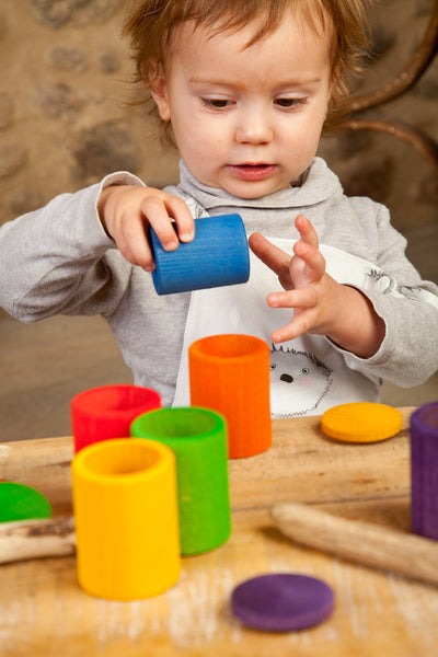 Grapat Cups with Lid Coloured (6 Pieces) by Grapat - Friends of K