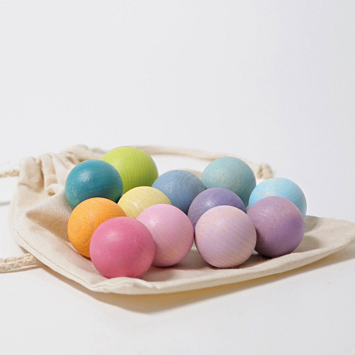 Grimm's | Balls Small Pastel, set of 12 by Grimm's - Friends of K