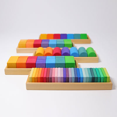 Grimm's | Building Set Shapes & Colours by Grimm's - Friends of K