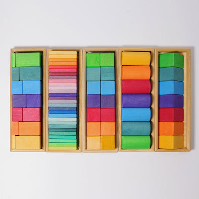 Grimm's | Building Set Shapes & Colours by Grimm's - Friends of K