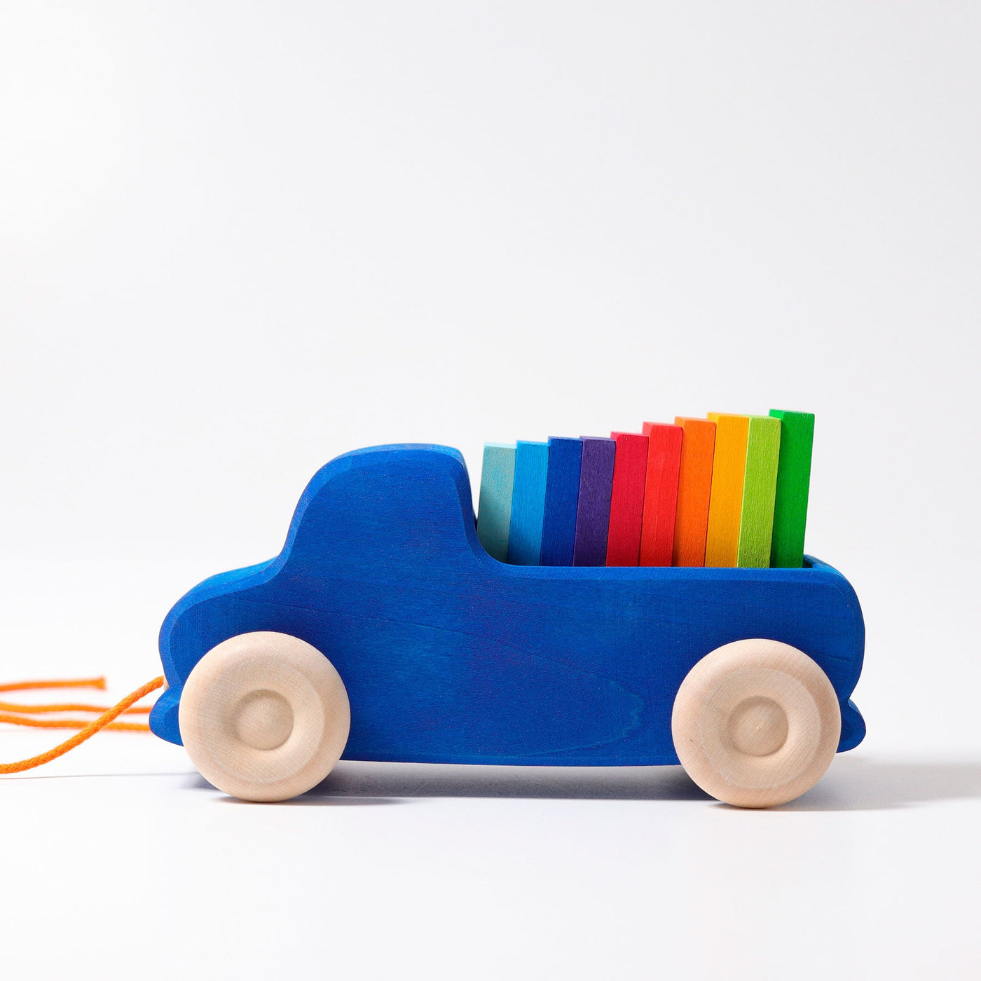 Grimm's | Pullalong Truck Blue by Grimm's - Friends of K