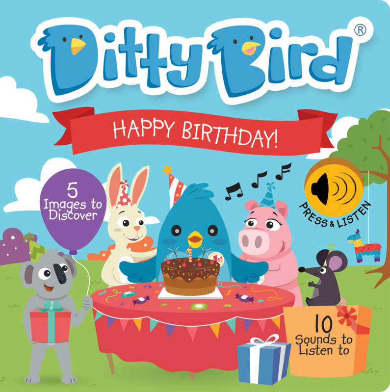 Happy Birthday Board Book by Ditty Bird - Friends of K