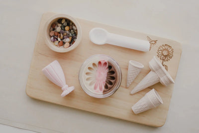 Ice cream Shop - Single Scoop Kit (Mint Sundae Cup) by Beadie Bug Play - Friends of K