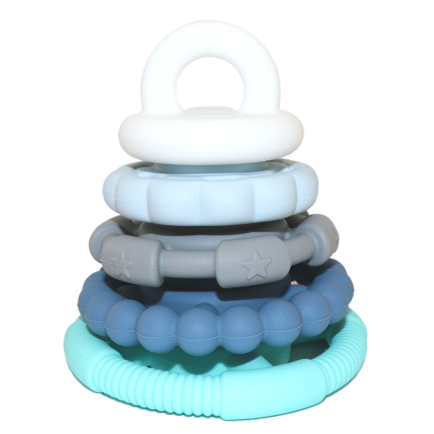 Rainbow Stacker and Teether Toy - Ocean