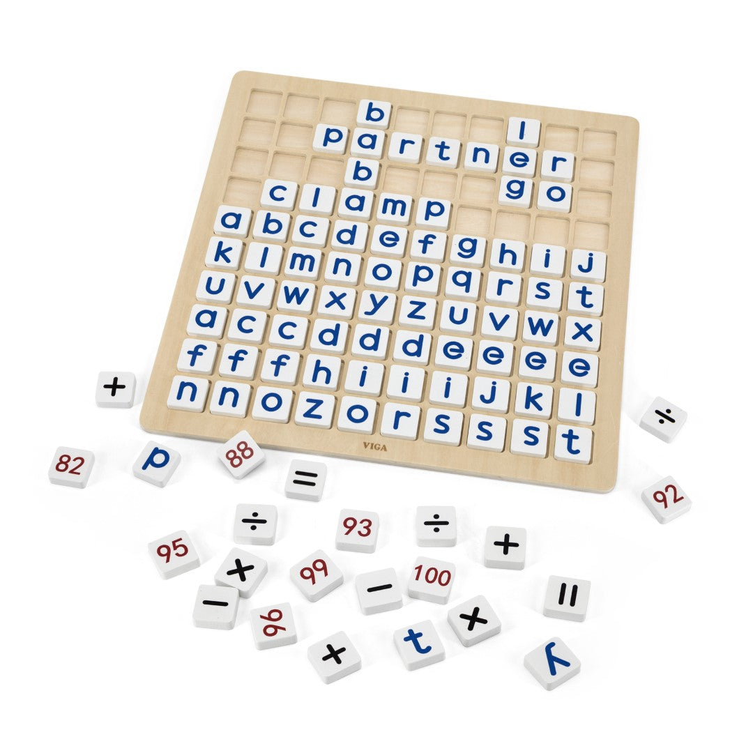 Learning Grid Alphabet + Numbers