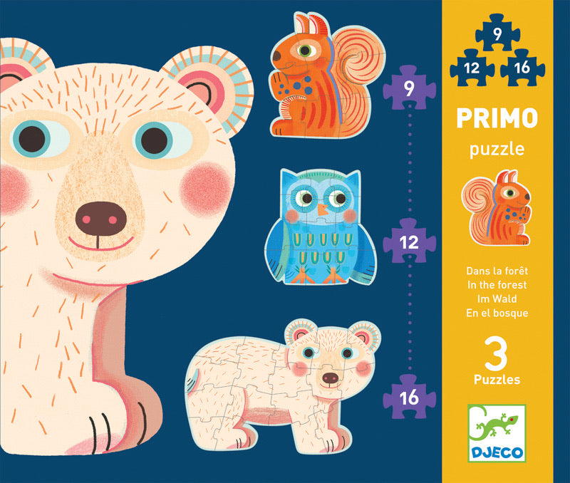 In The Forest 9,12,16pc Puzzle by Djeco - Friends of K