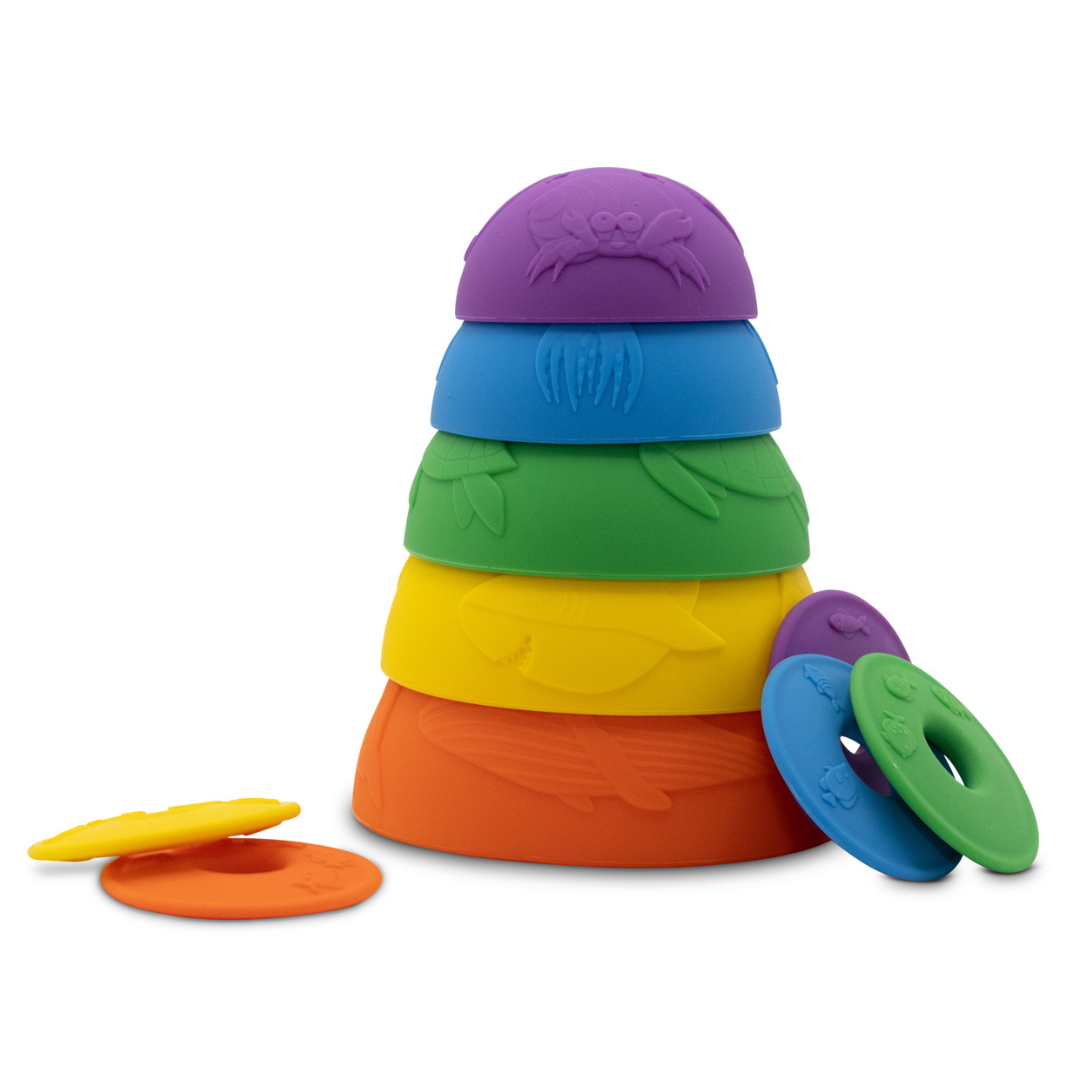 Ocean Stacking Cups by Jellystone - Friends of K