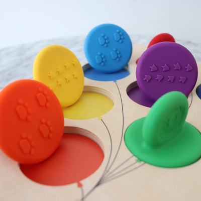 Balloon Colour Sorter  - Rainbow Bright by Jellystone - Friends of K