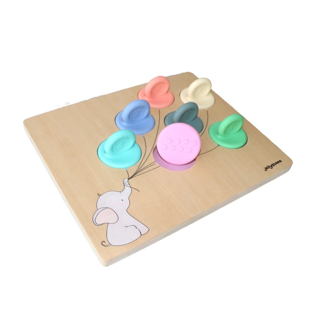 Balloon Colour Sorter - Rainbow Pastel by Jellystone - Friends of K