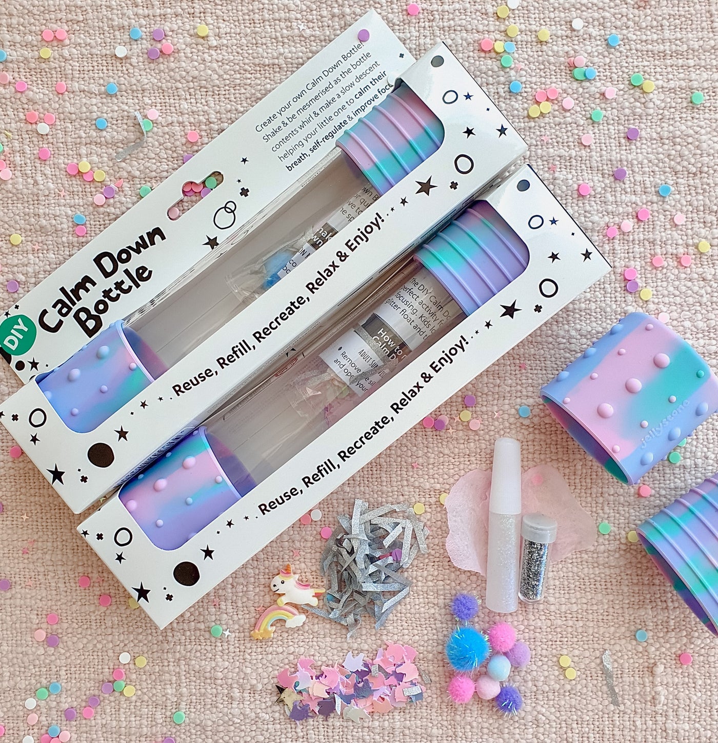 DIY Calm Down Bottle - Unicorn by Jellystone - Friends of K
