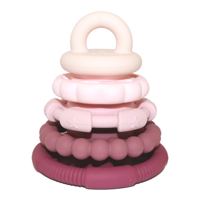 Rainbow Stacker and Teether Toy - Dusty by Jellystone - Friends of K