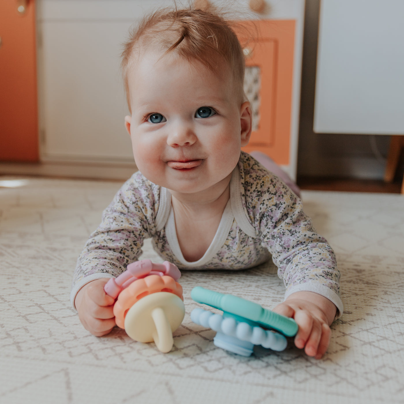 Rainbow Stacker and Teether Toy - Pastel by Jellystone - Friends of K
