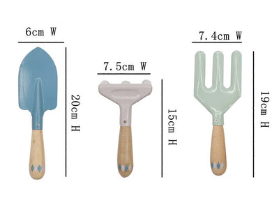 Calm & Breezy Kids Garden Tool Set (3 piece) (assorted colours) by Kaper Kidz - Friends of K