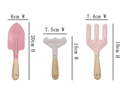Calm & Breezy Kids Garden Tool Set (3 piece) (assorted colours) by Kaper Kidz - Friends of K