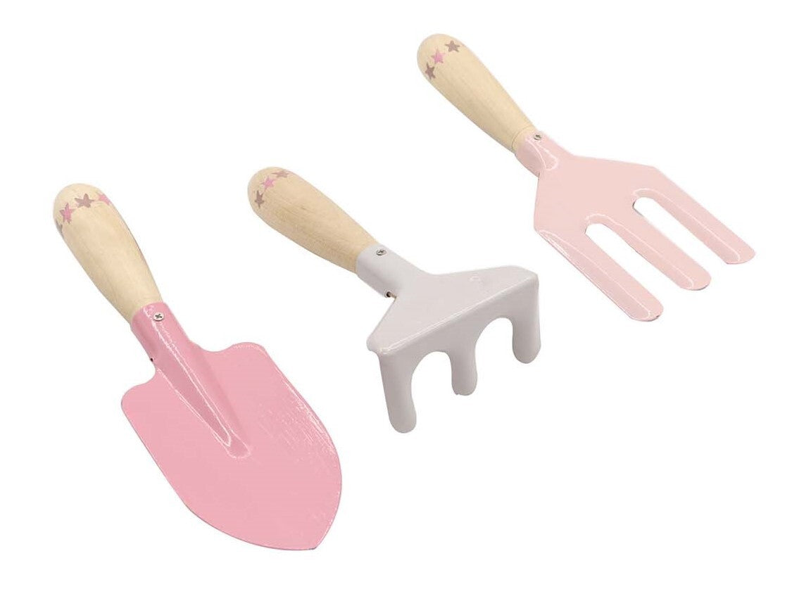 Calm & Breezy Kids Garden Tool Set (3 piece) (assorted colours) by Kaper Kidz - Friends of K
