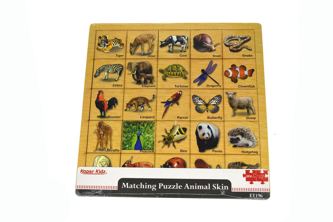 Animal Skin Matching Puzzle Tray by Kaper Kidz - Friends of K