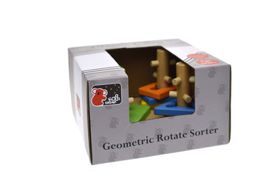 Geometric Rotate Shape Sorter by Kaper Kidz - Friends of K