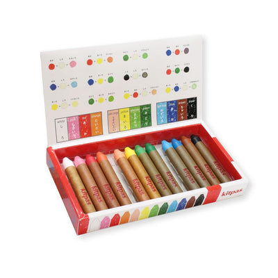 Medium Stick Crayons 12 Colours by Kitpas - Friends of K